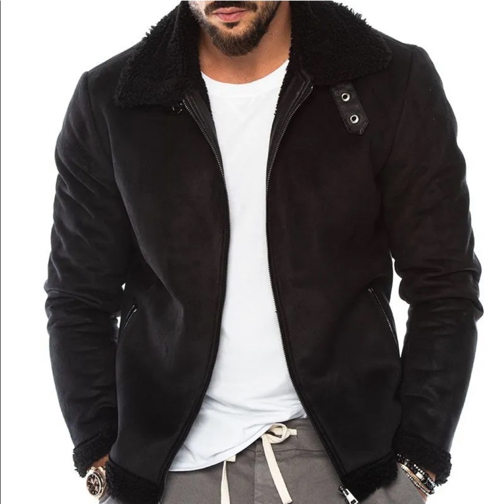 NOHOW
YUKON SHEARLING JACKET IN BLACK